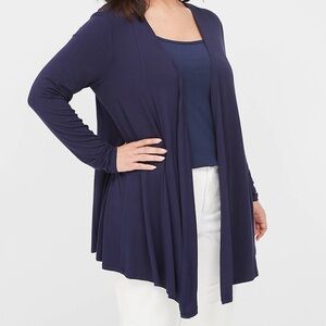 GUC - Lane Bryant Open-Front Fit & Flare Overpiece
